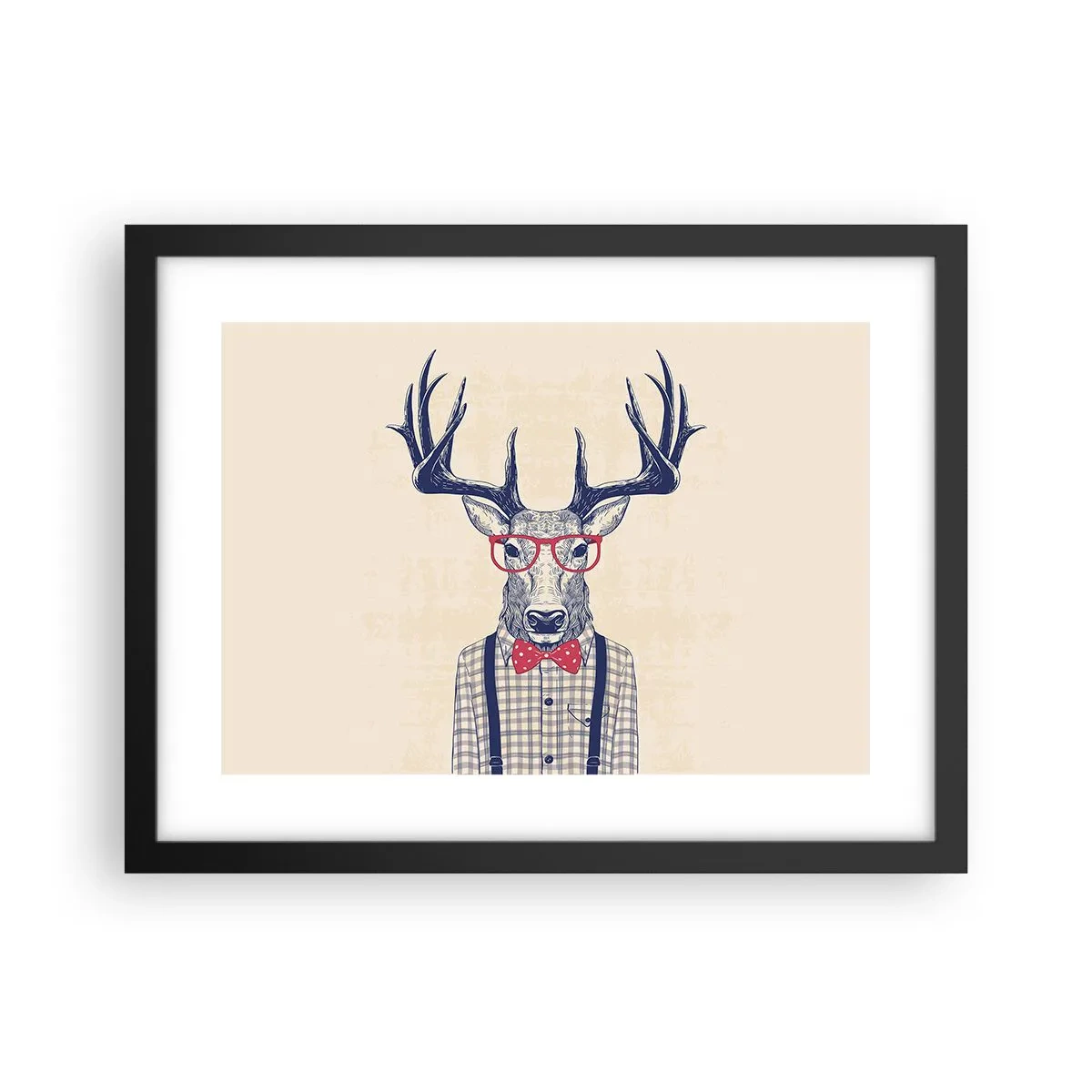 Affiche dans un cadre noir - Poster - Une extravagance amusante - 40x30 cm