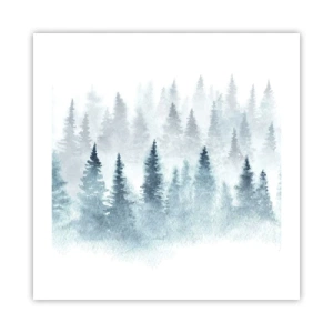 Affiche - Poster - Enveloppé de brouillard - 50x50 cm