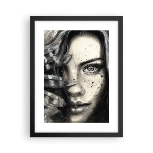 Affiche dans un cadre noir - Poster - Beauté sauvage - 30x40 cm