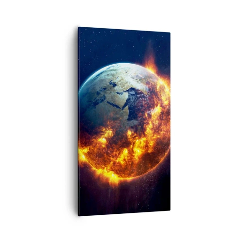 Impression sur toile - Image sur toile - La flamme de l'apocalypse - 55x100 cm