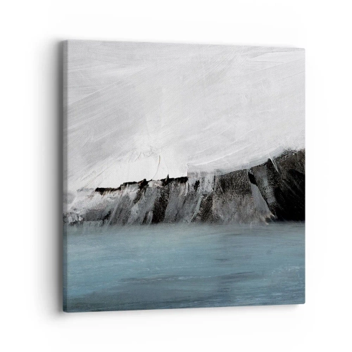 Impression sur toile - Image sur toile - Eau – terre : choc des éléments - 40x40 cm