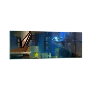 Impression sur verre - Image sur verre - Dans le futur proche - 90x30 cm