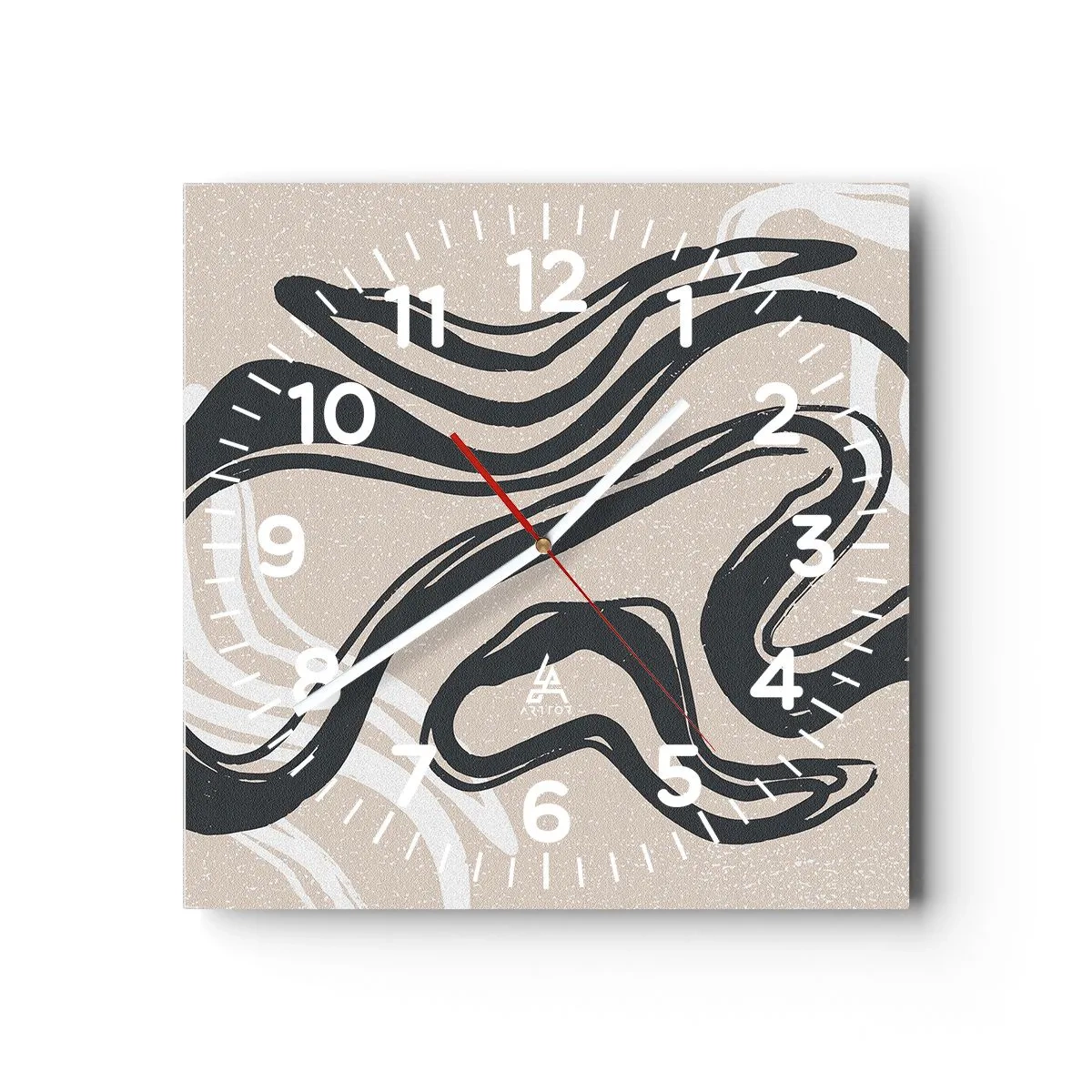 Horloge murale - Pendule murale - Expression multipliée - 30x30 cm