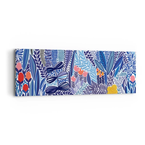 Impression sur toile - Image sur toile - Jardin hawaïen - 90x30 cm