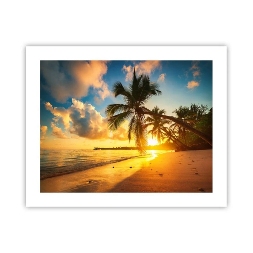 Affiche - Poster - Rêve caribéen - 50x40 cm