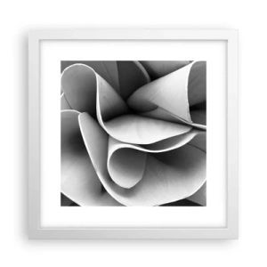 Affiche dans un cadre blanc - Poster - Il s'en passe dans l'espace - 30x30 cm