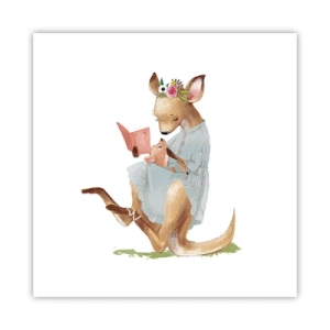 Affiche - Poster - Lis-moi maman - 60x60 cm