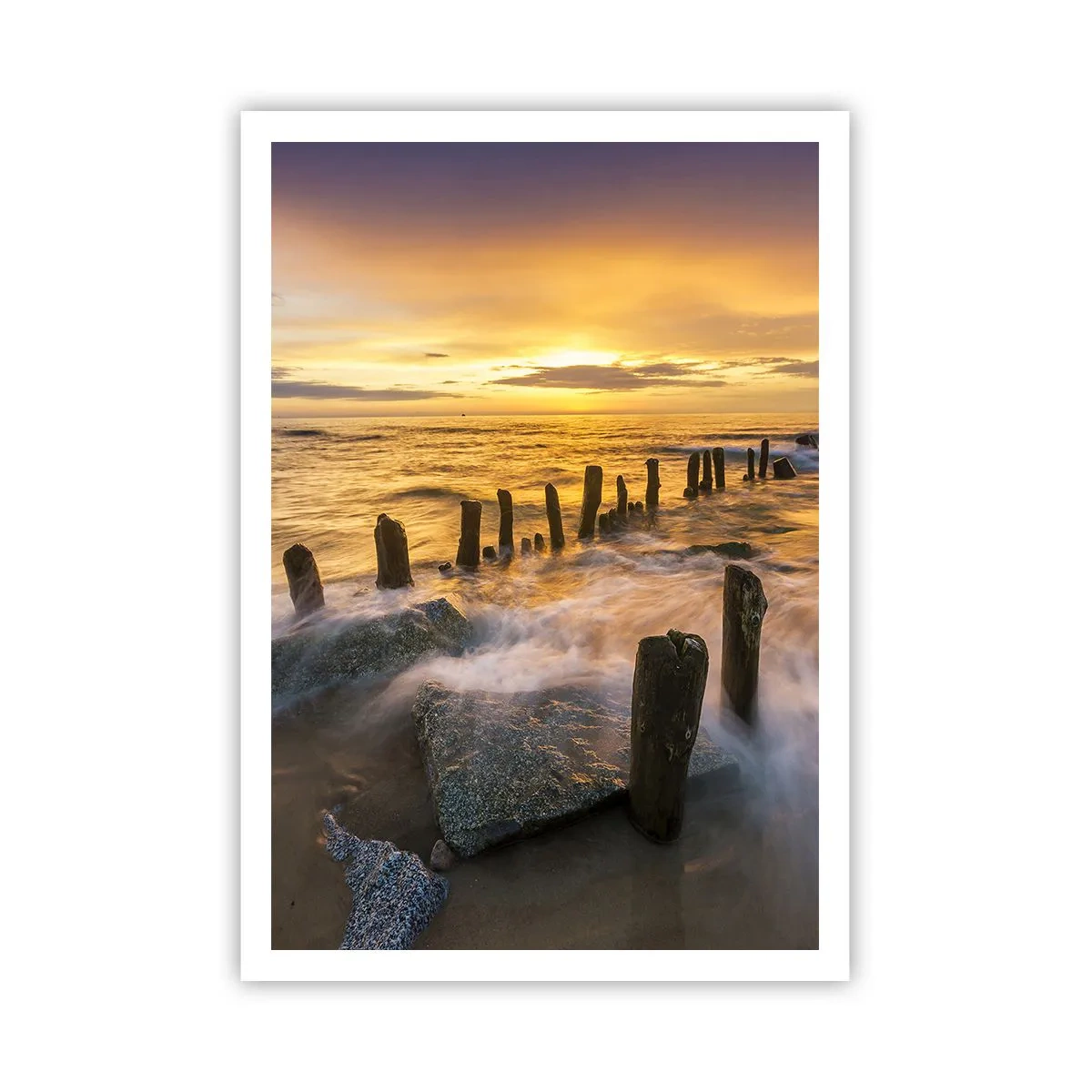 Affiche - Poster - La beauté brute de la mer Baltique - 70x100 cm