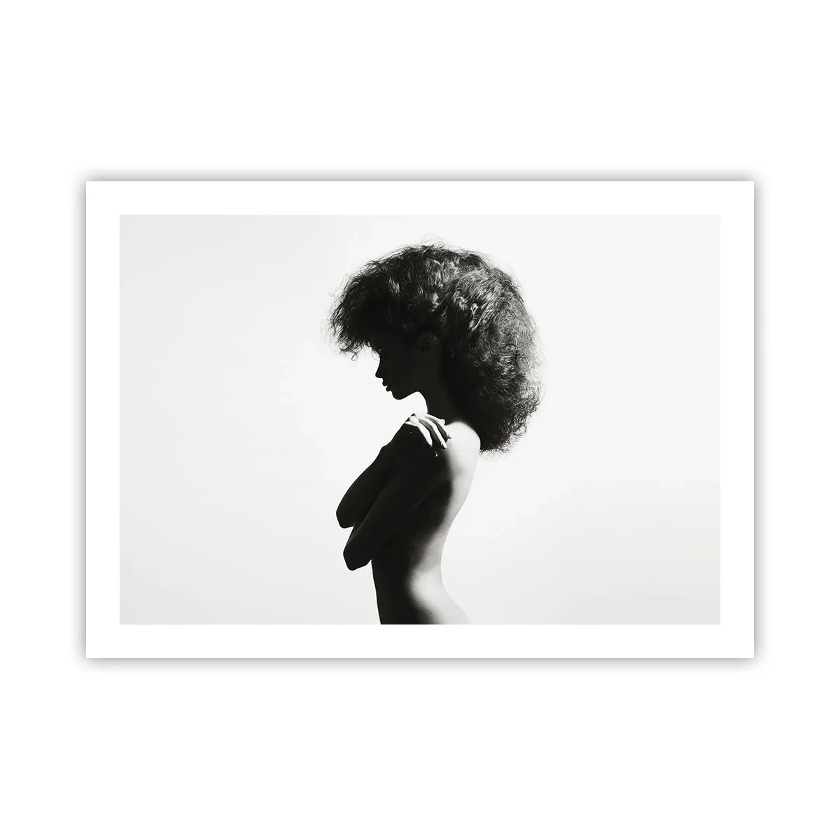 Affiche - Poster - Comme une fleur au bout d'une fine tige - 70x50 cm