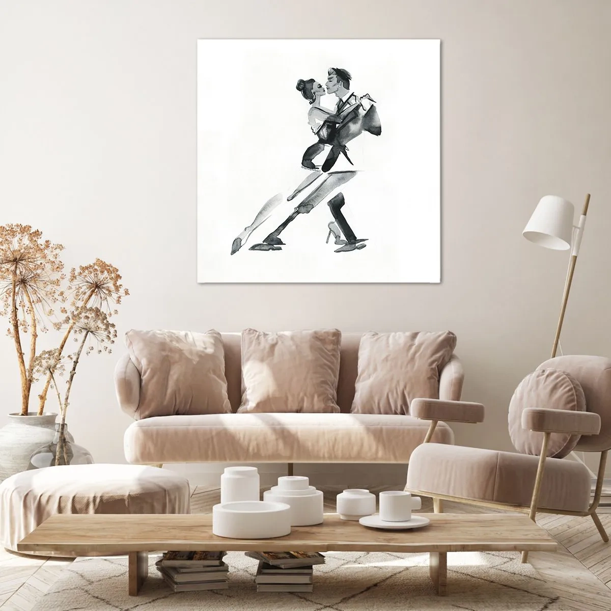 Impression sur toile - Image sur toile - En un battement - 70x70 cm