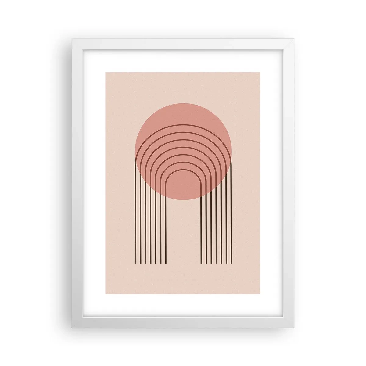 Affiche dans un cadre blanc - Poster - Attraction irrésistible - 30x40 cm