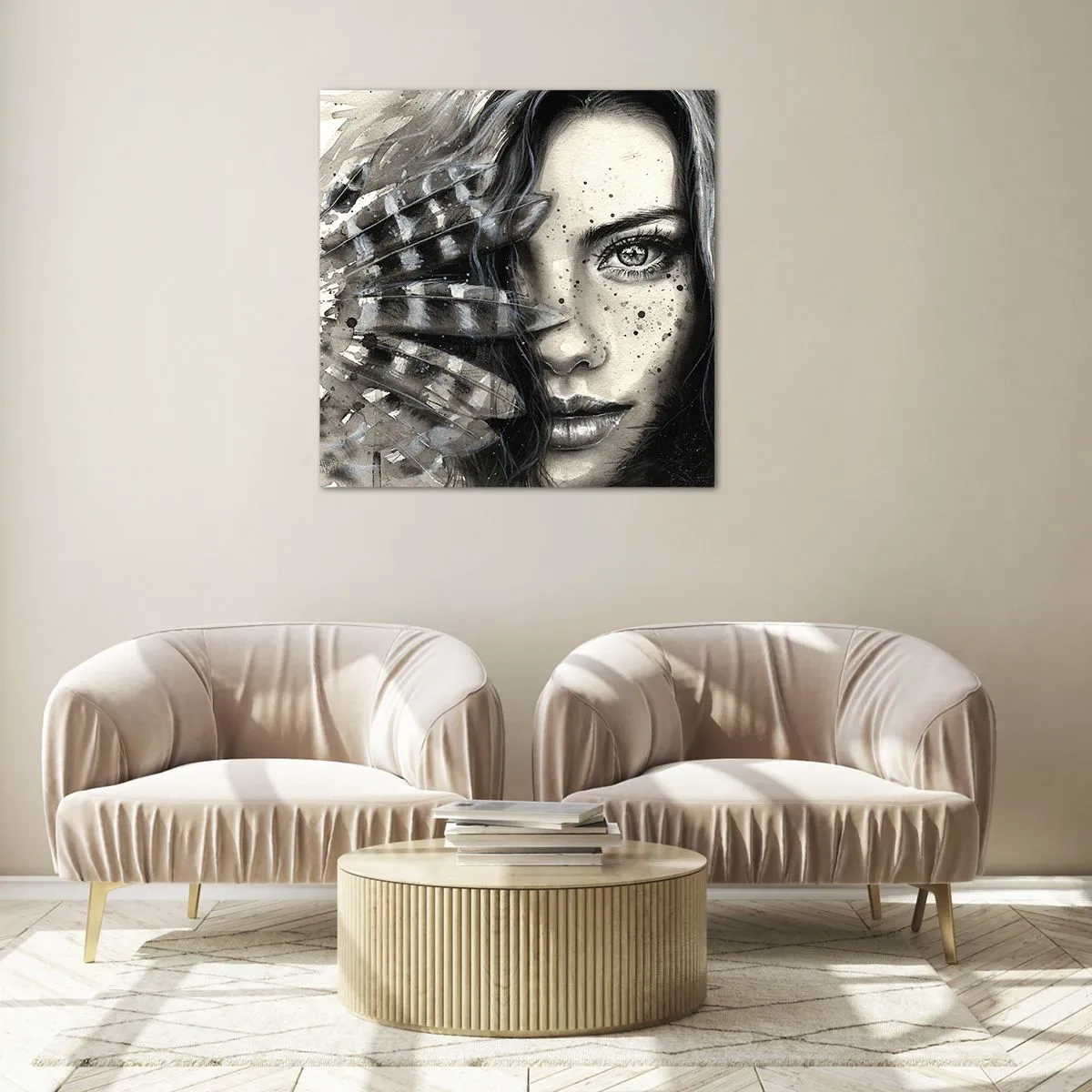 Impression sur verre - Image sur verre - Beauté sauvage - 60x60 cm