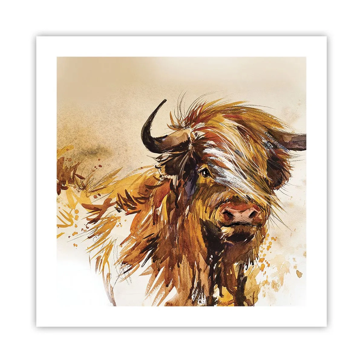 Affiche - Poster - Fierté du chasseur - 50x50 cm