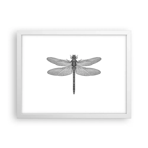 Affiche dans un cadre blanc - Poster - Précision de la nature - 40x30 cm