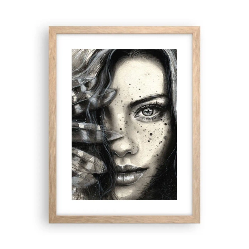 Affiche dans un chêne clair - Poster - Beauté sauvage - 30x40 cm