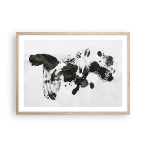 Affiche dans un chêne clair - Poster - De la méthode dans la folie ? - 70x50 cm