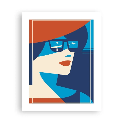 Affiche - Poster - Voyage de vacances - 40x50 cm