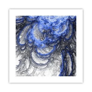 Affiche - Poster - La naissance d'une vague - 40x40 cm