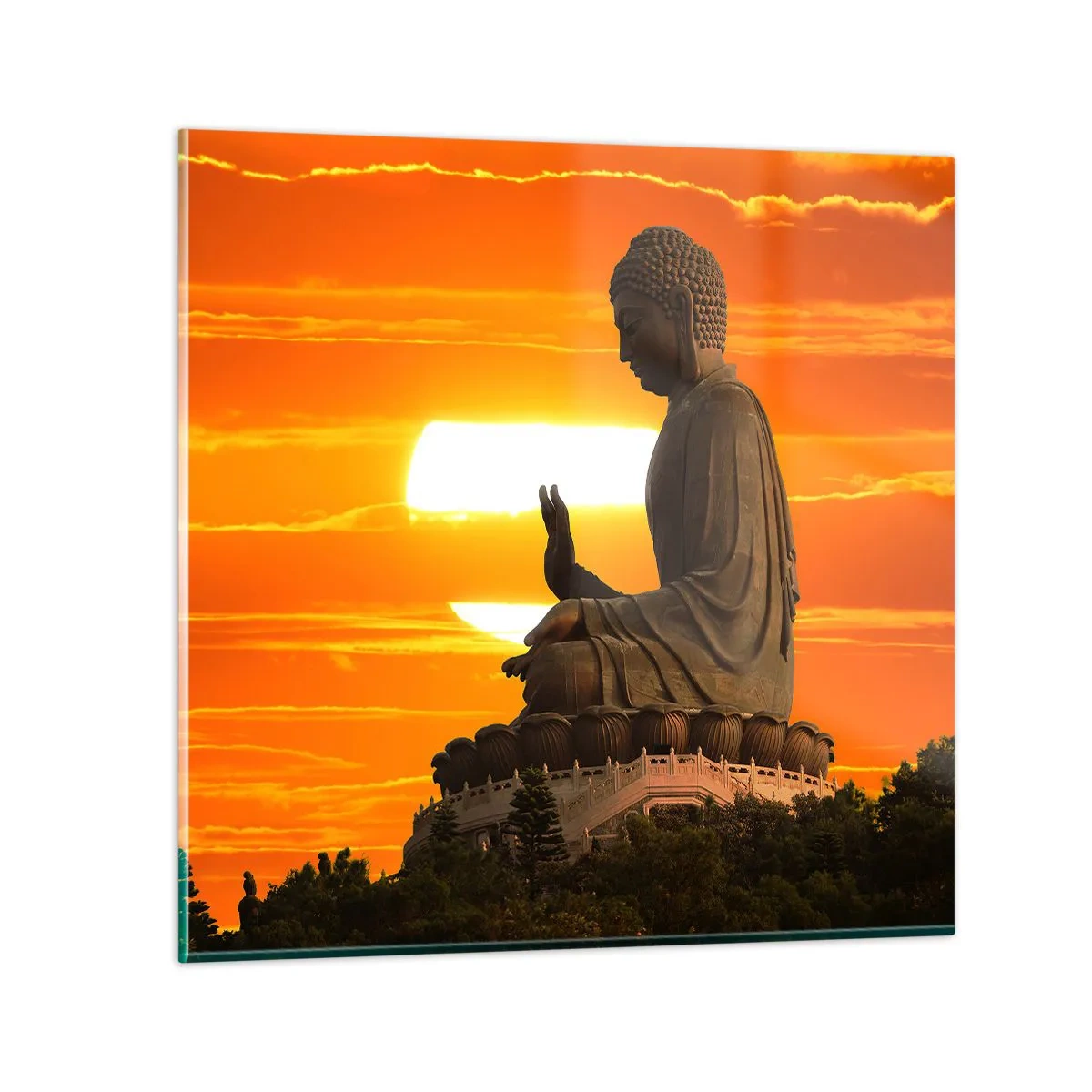 Impression sur verre - Image sur verre - Aucune peur du monde - 70x70 cm