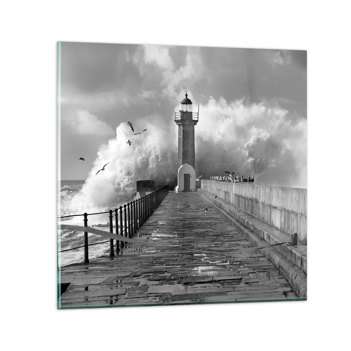 Impression sur verre - Image sur verre - Sans peur - 70x70 cm