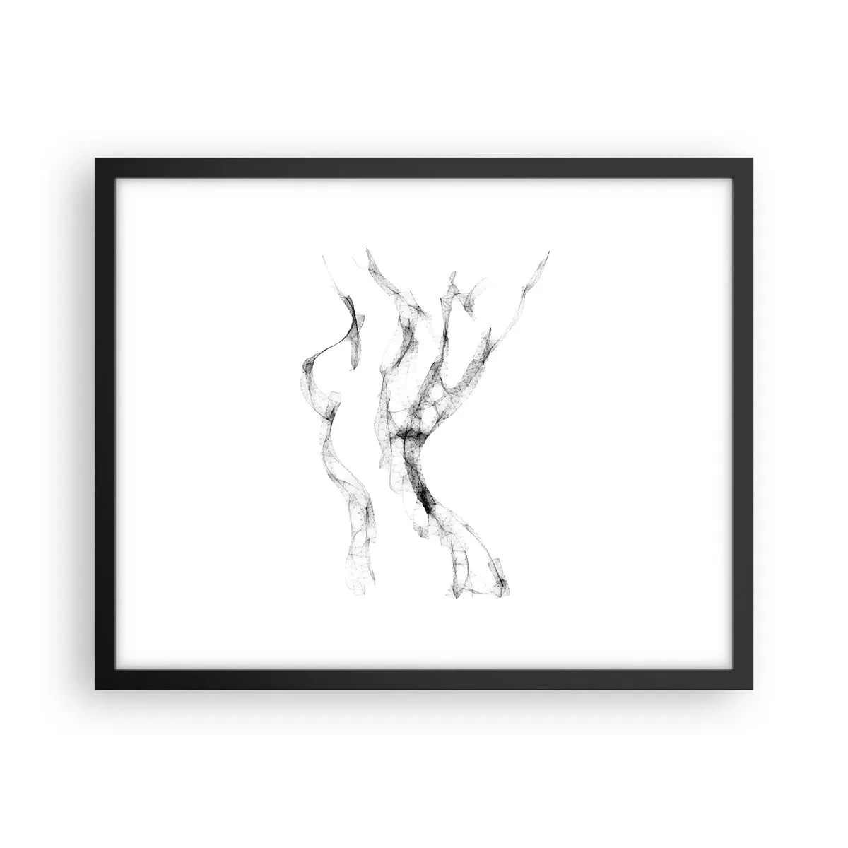 Affiche dans un cadre noir - Poster - Belle et forte - 50x40 cm