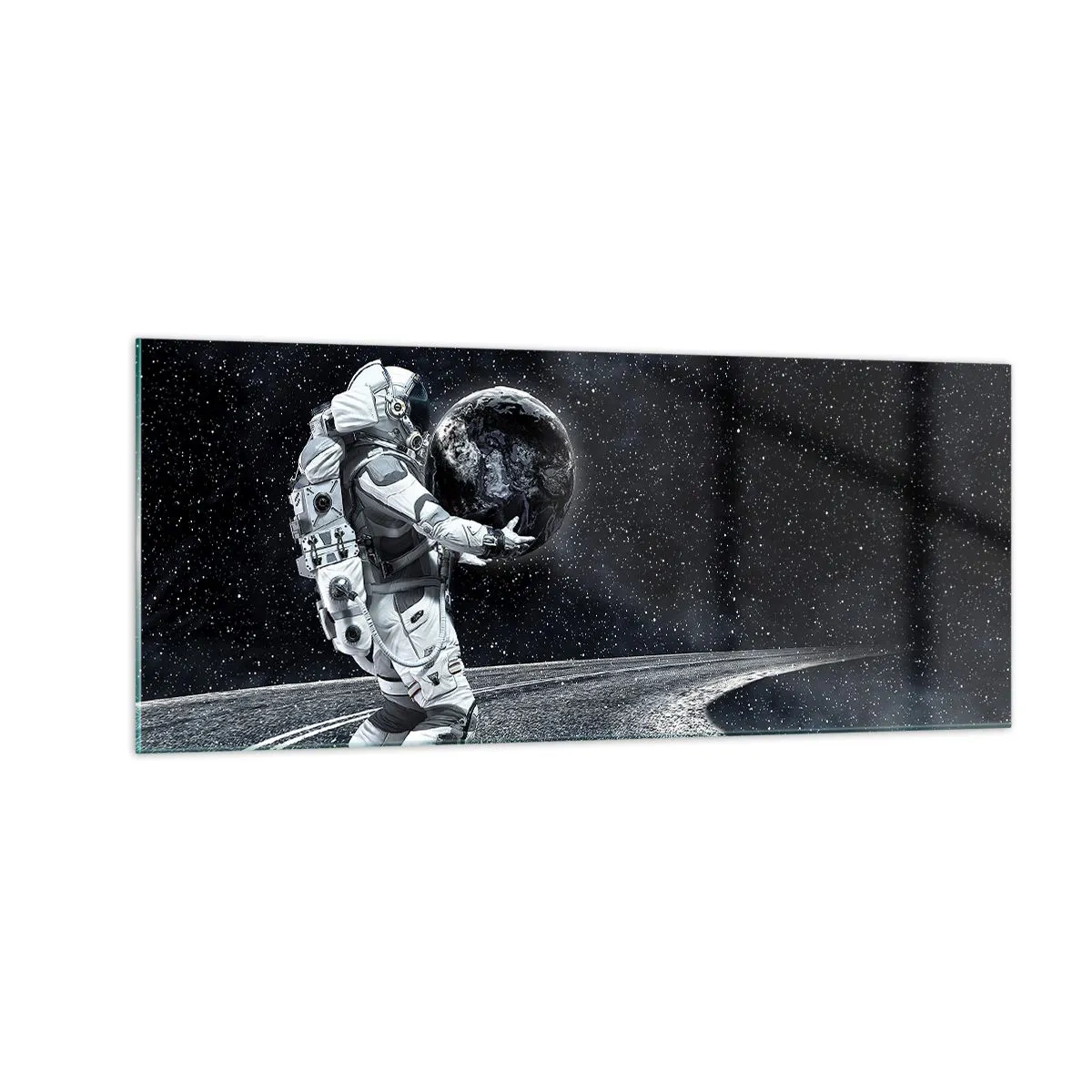 Impression sur verre - Image sur verre - Sur la Voie Lactée - 100x40 cm