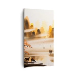 Impression sur toile - Image sur toile - Plus loin que l'Extrême-Orient - 45x80 cm