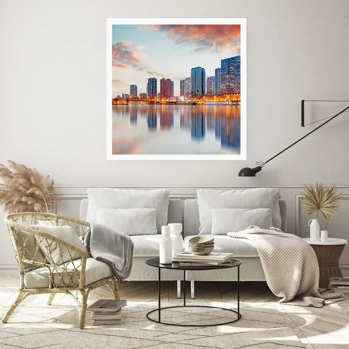 Affiche - Poster - La tranquillité monumentale de Paris - 30x30 cm