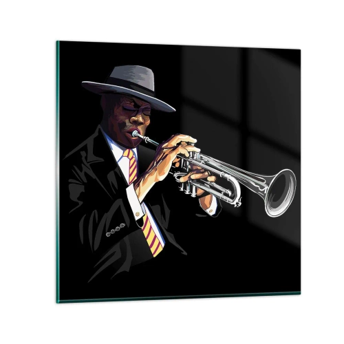 Impression sur verre - Image sur verre - Le charme de la vieille école - 70x70 cm