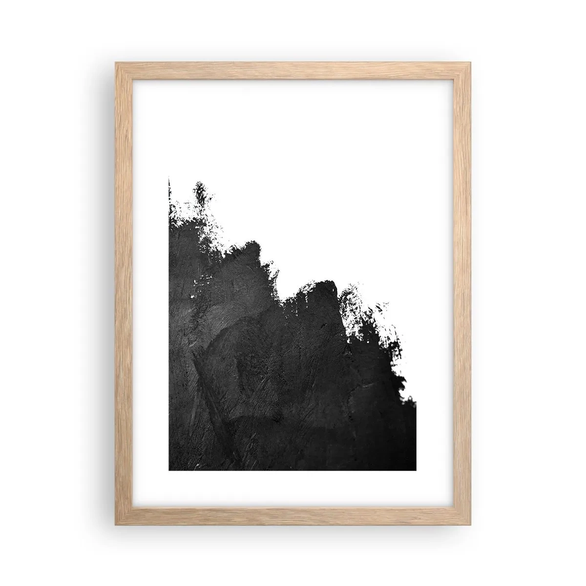 Affiche dans un chêne clair - Poster - Éléments : terre - 30x40 cm