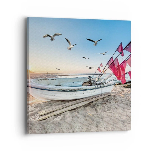 Impression sur toile - Image sur toile - Repos mérité - 40x40 cm