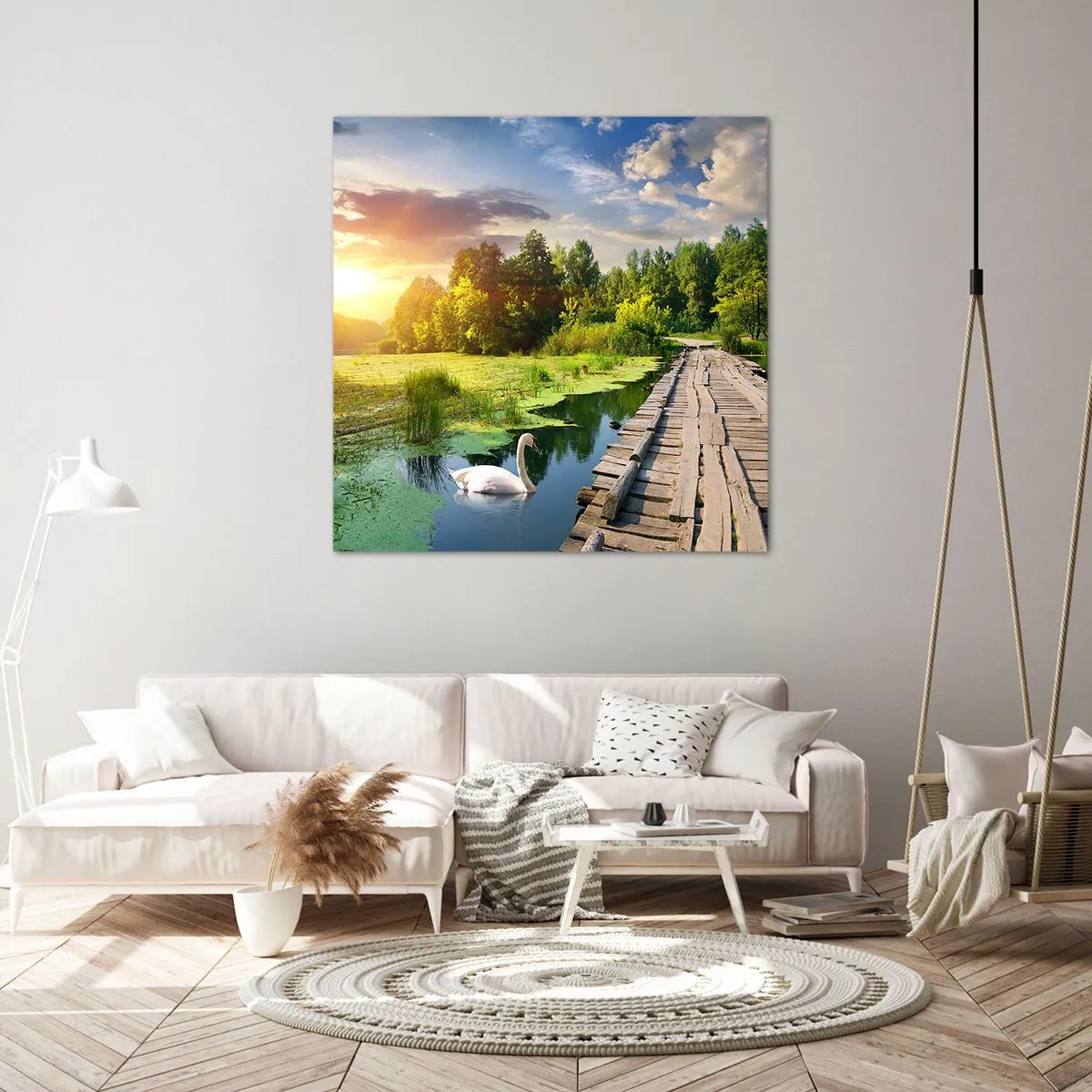 Impression sur toile - Image sur toile - L'été, l'été partout - 70x70 cm