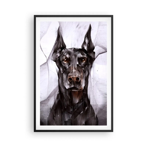 Affiche dans un cadre noir - Poster - Né noble - 61x91 cm