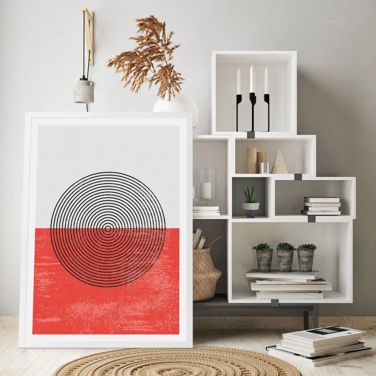 Affiche dans un cadre blanc - Poster - Dans le mille - 30x40 cm