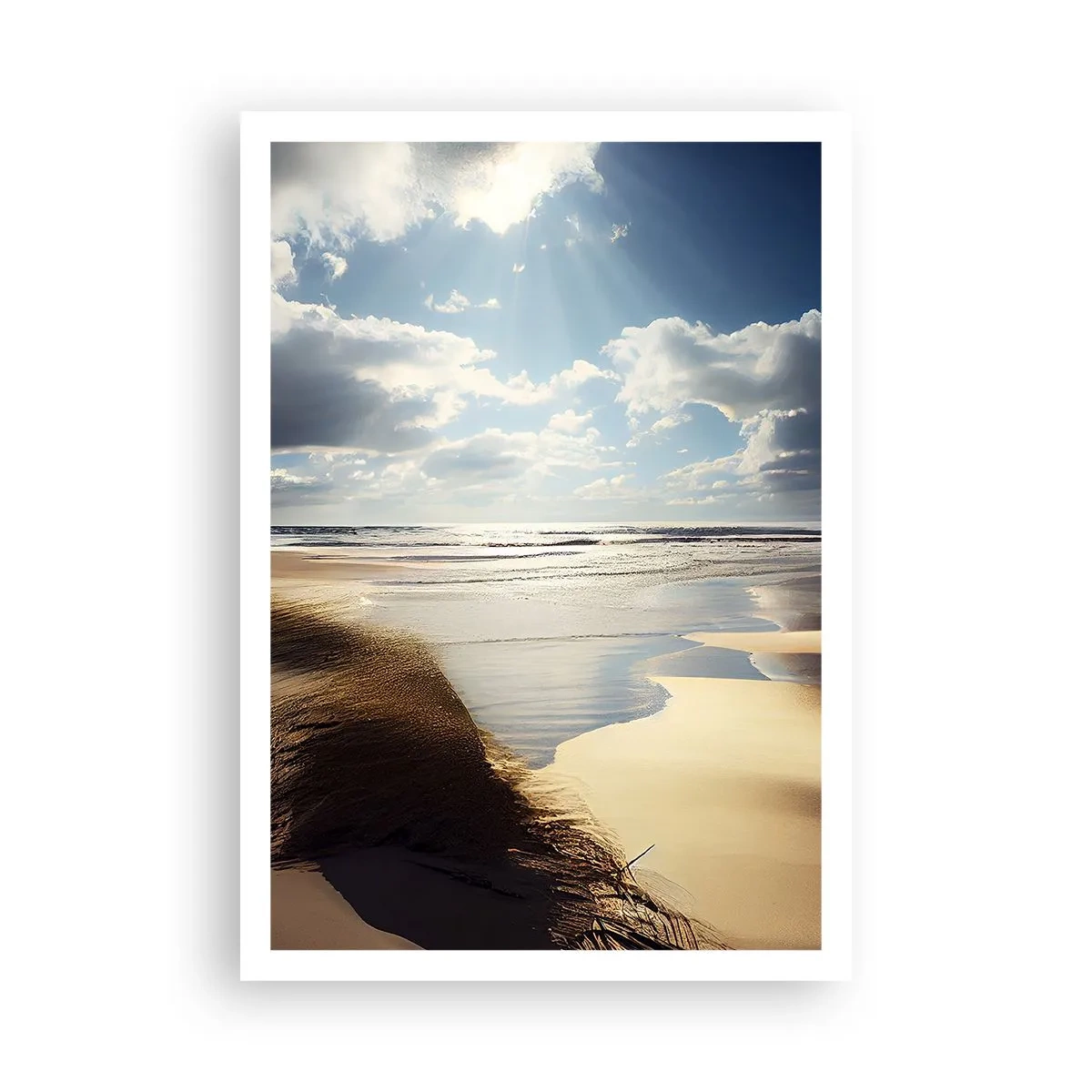 Affiche - Poster - Plage, plage sauvage - 70x100 cm