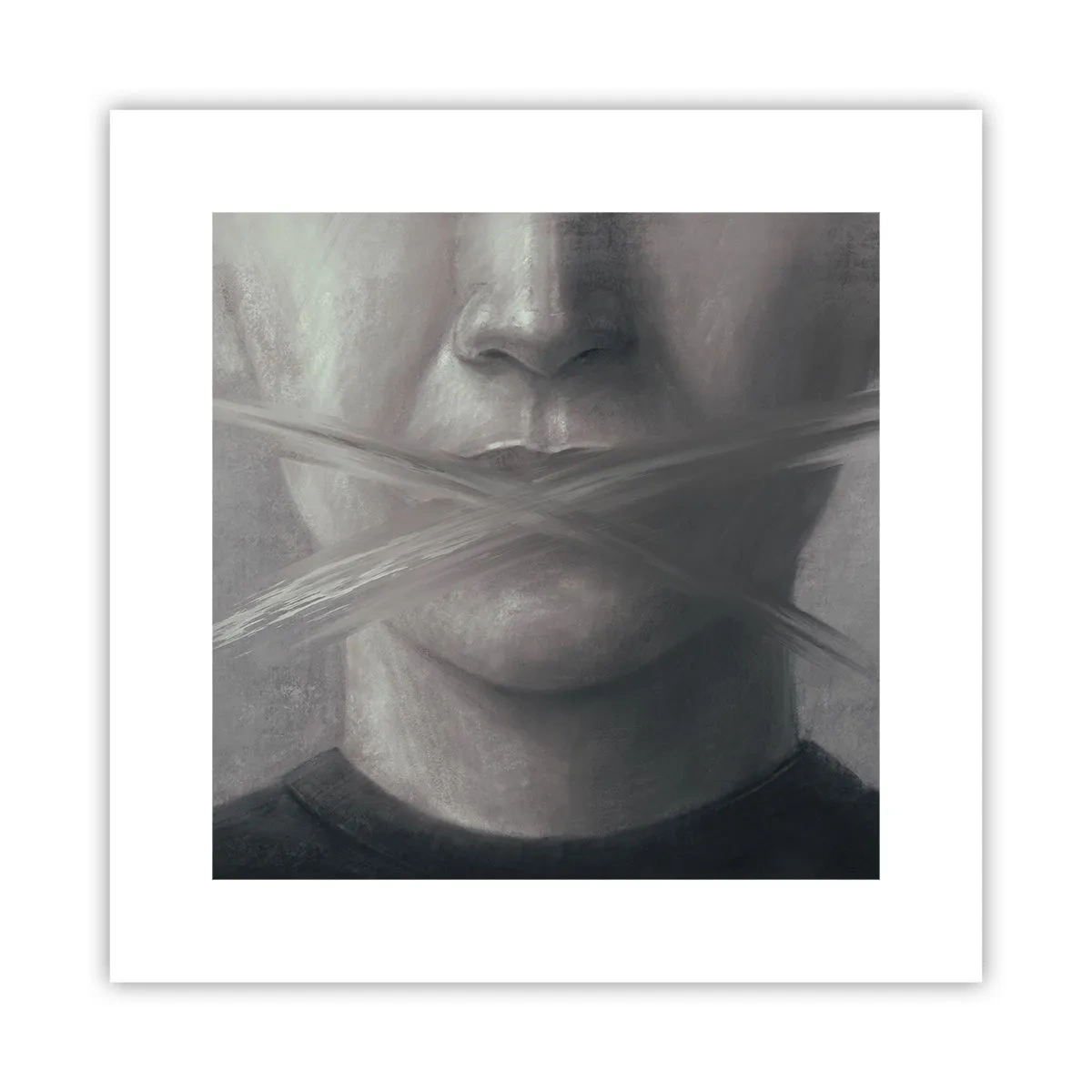 Affiche - Poster - Sans mot - 30x30 cm