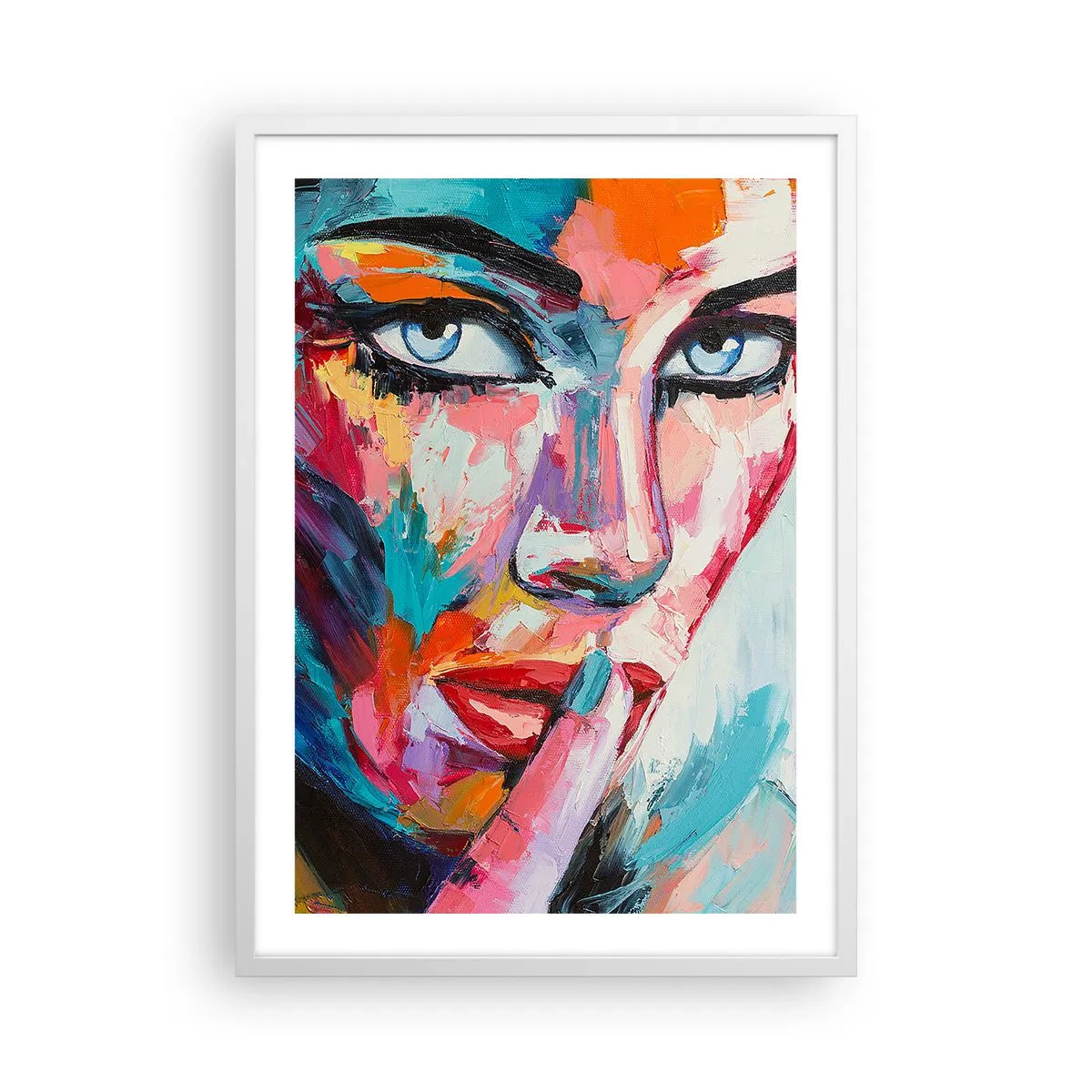 Affiche dans un cadre blanc - Poster - Notre premier secret - 50x70 cm