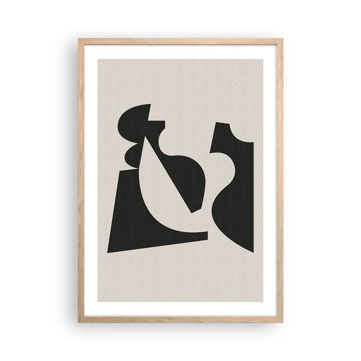 Affiche dans un chêne clair - Poster - À monter soi-même - 50x70 cm