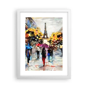 Affiche dans un cadre blanc - Poster - Particulièrement beau en automne - 30x40 cm