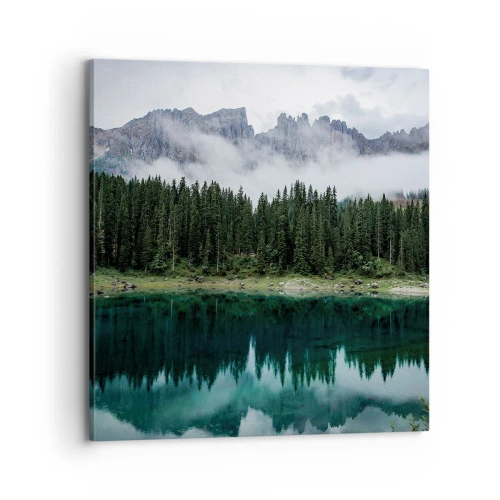 Impression sur toile - Image sur toile - Chut, chut, ne réveillons pas l'eau qui dort - 70x70 cm