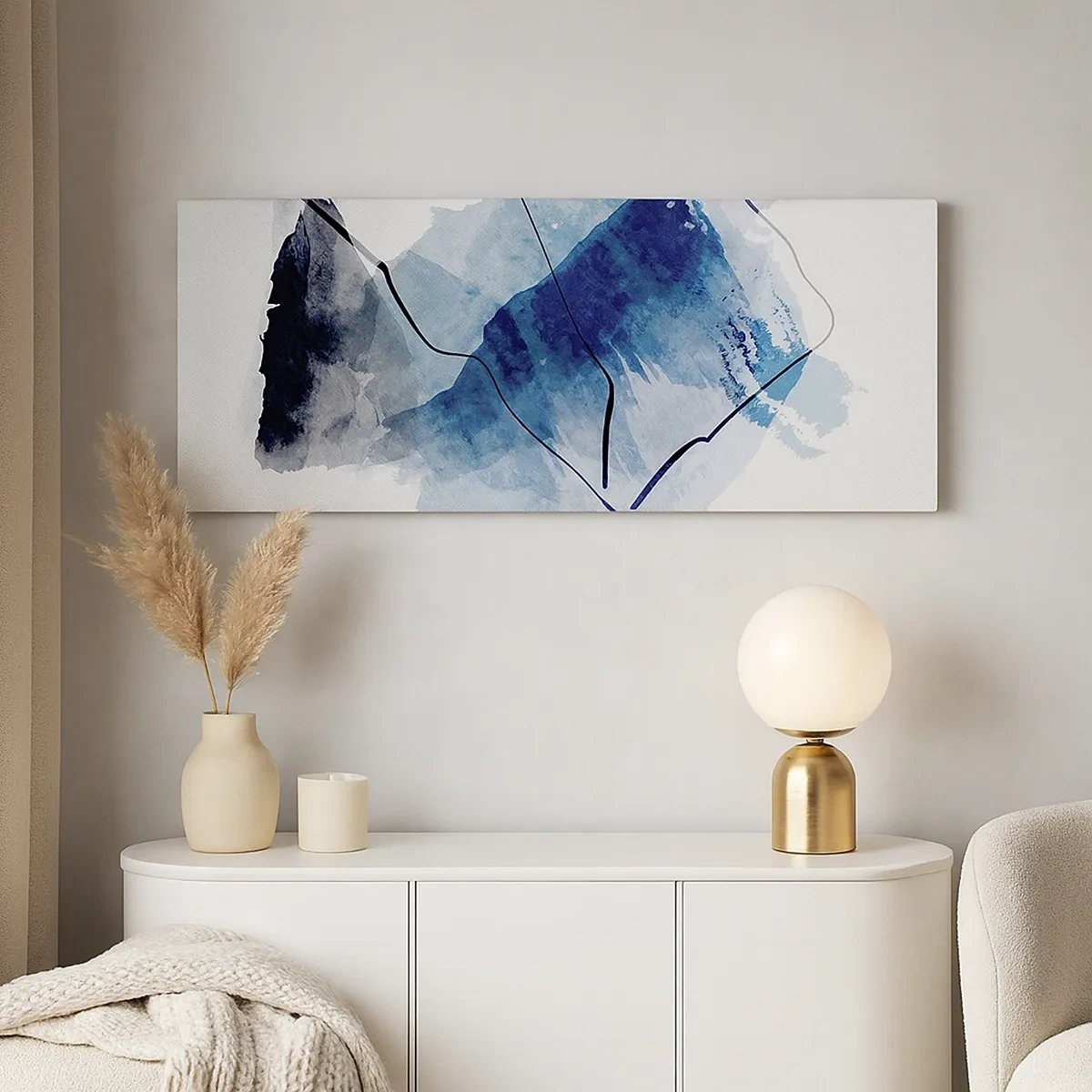 Impression sur toile - Image sur toile - Montagne de glace - 30x30 cm