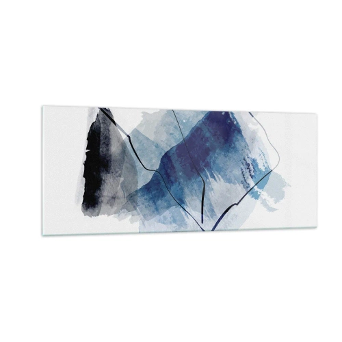 Impression sur verre - Image sur verre - Montagne de glace - 100x40 cm