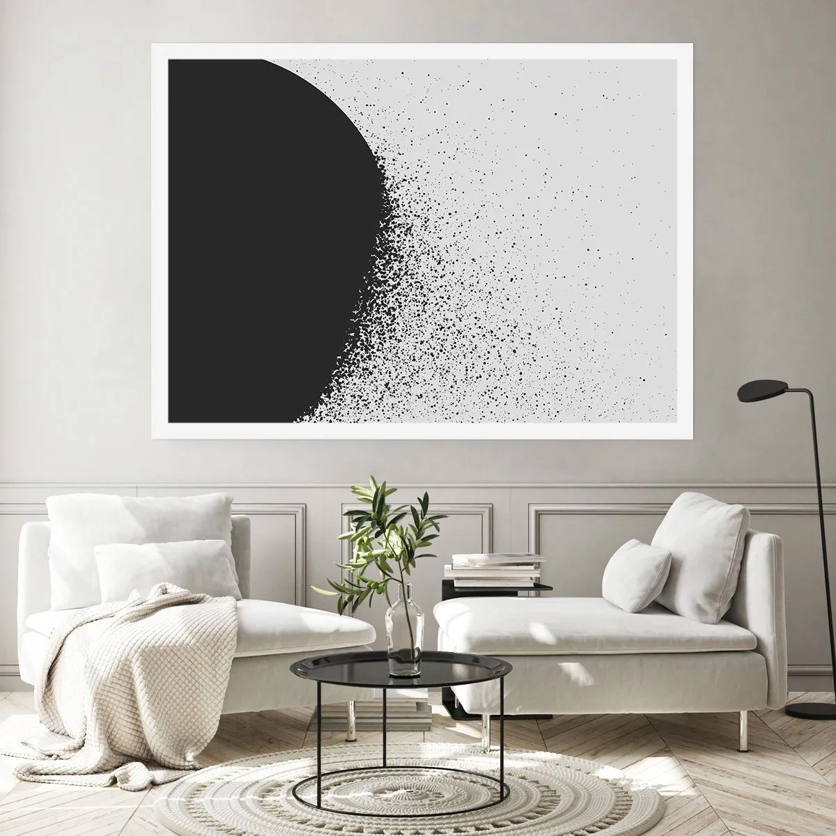 Affiche - Poster - Mouvement des molécules - 50x40 cm