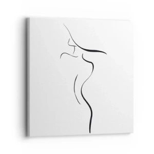 Impression sur toile - Image sur toile - Insaisissable comme une vague - 30x30 cm