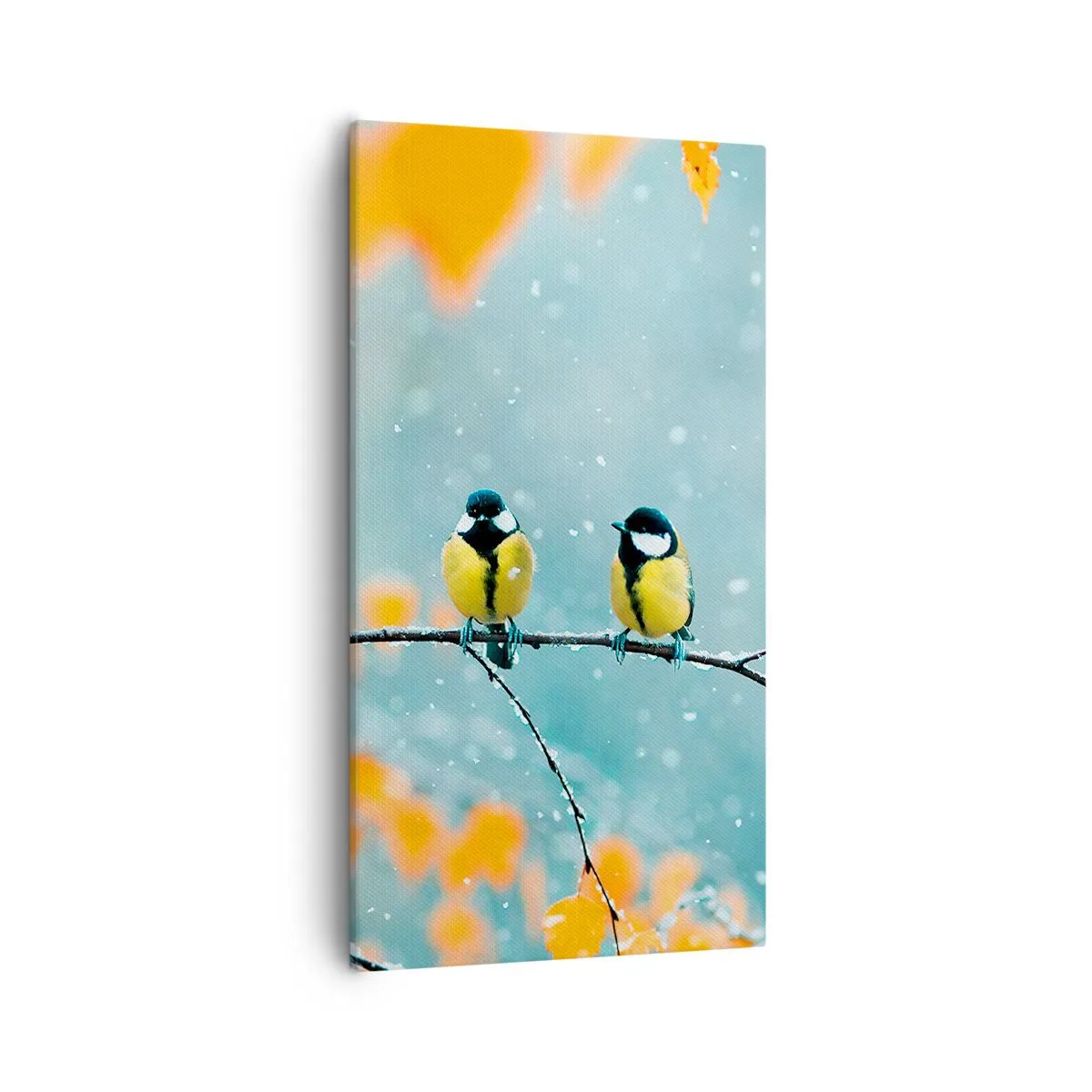 Impression sur toile - Image sur toile - Potins d'oiseaux - 55x100 cm