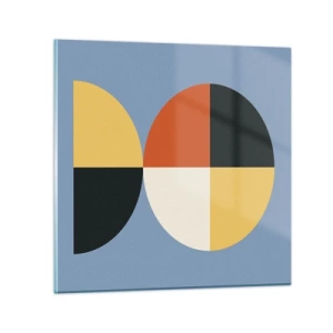 Impression sur verre - Image sur verre - Regarde et compte - 30x30 cm
