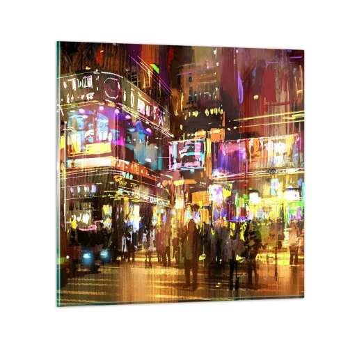 Impression sur verre - Image sur verre - Dans une mer de lumière - 40x40 cm