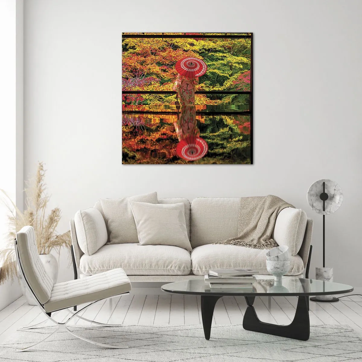 Impression sur verre - Image sur verre - Dans le temple de la nature - 30x30 cm