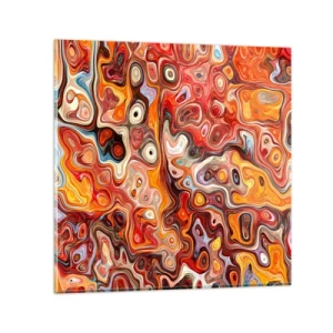 Impression sur verre - Image sur verre - Si les noix fondaient dans du miel - 70x70 cm