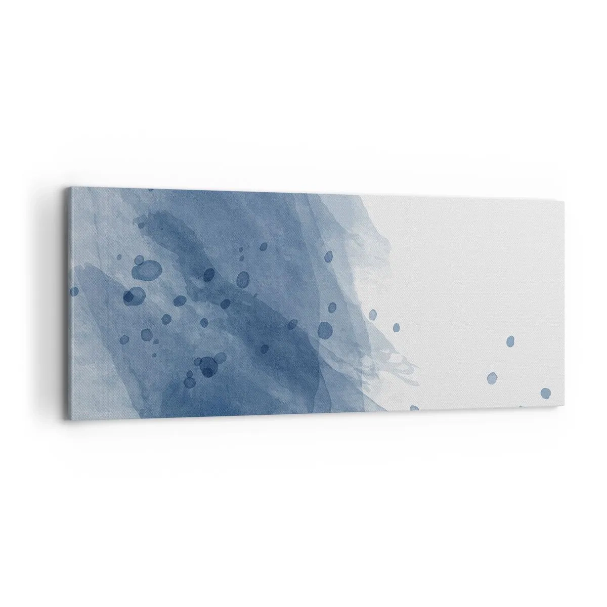 Impression sur toile - Image sur toile - Tulle bleu - 100x40 cm